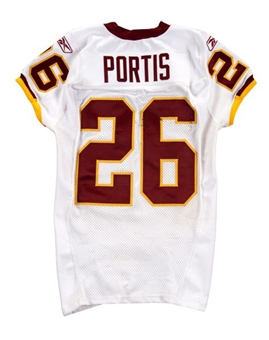 2009 Clinton Portis Washington Redskins Game Worn and Photo Matched Jersey   MeiGray LOA